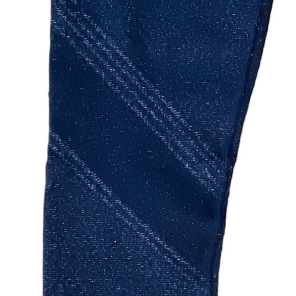 NWOT Athleta Twilight Sparkly Leggings Navy Silver Active Athleisure-M - Picture 6 of 12